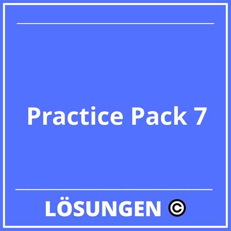 way to go 7 lösungen|Key Lösung